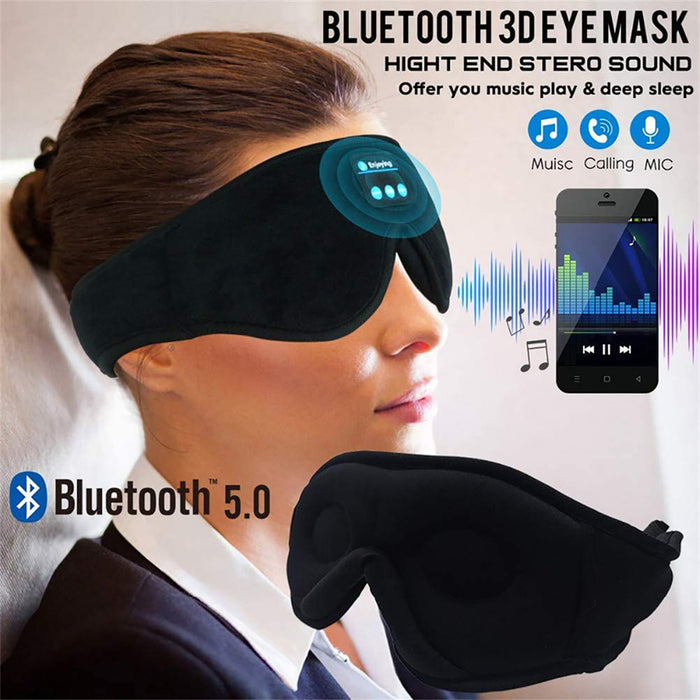 Masque de Sommeil Bluetooth avec Écouteurs