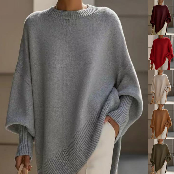 Women's Thick Knitted Pullover Sweater Loose