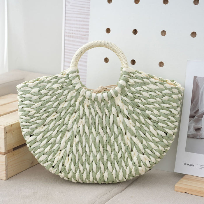 Fashionable Three-dimensional Bag Design Semi-circular Handbag