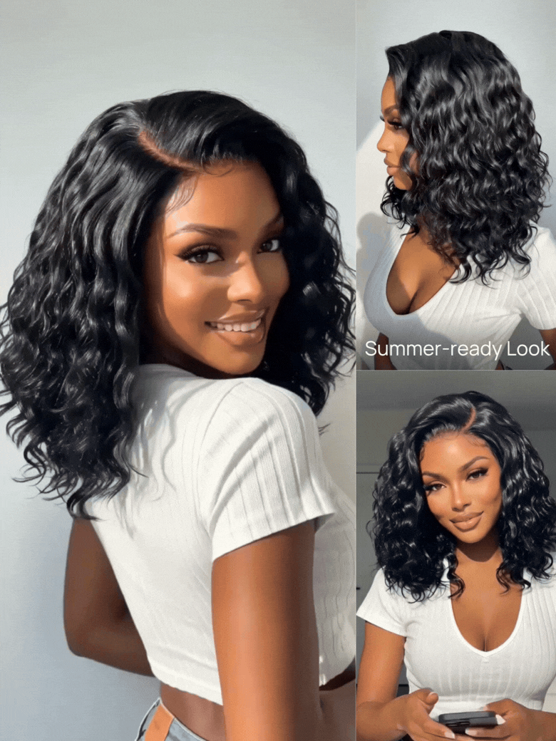 Perruque Gabriela closure Lace - Cheveux humains boucles naturelles