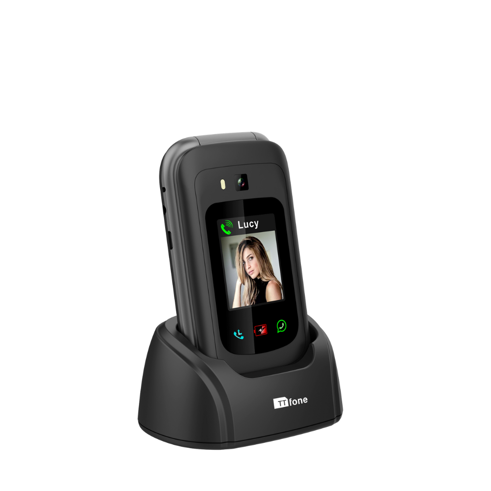 TTfone TT970 WhatsApp 4G Touchscreen Senior Big Button Flip Smartphones