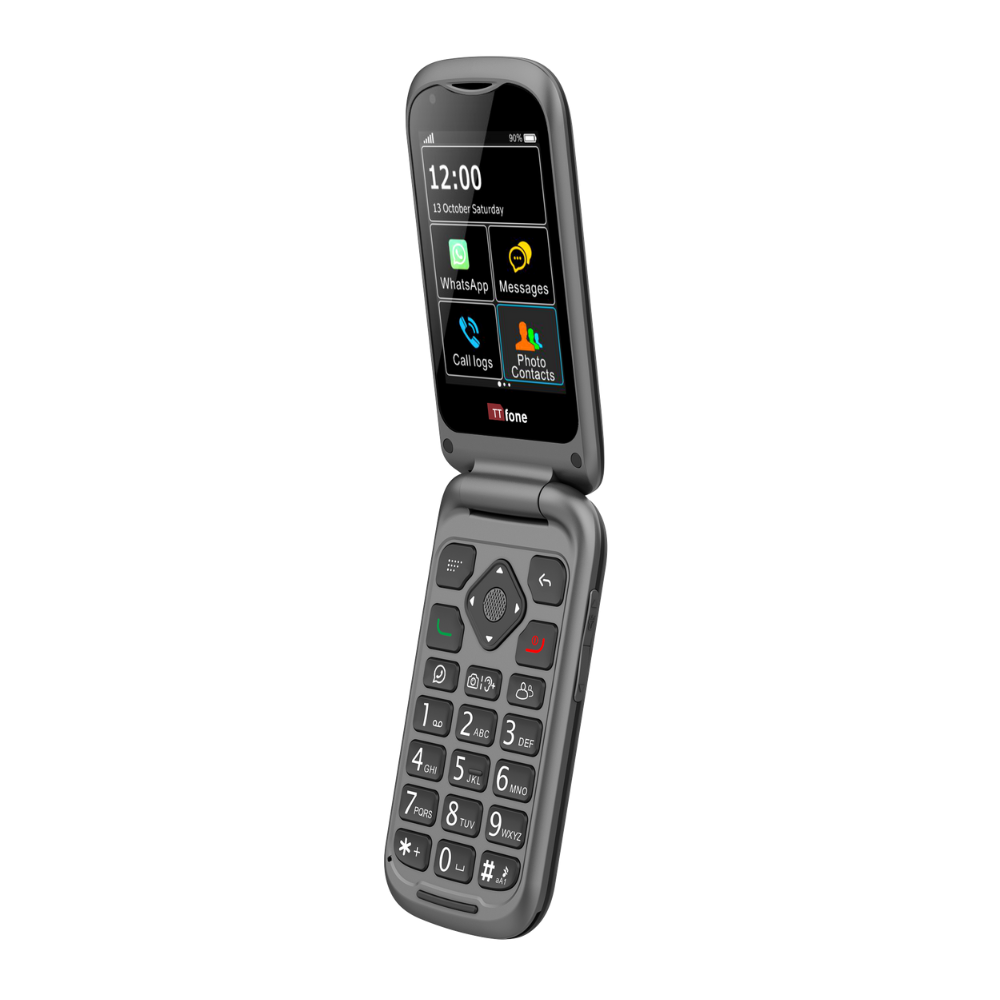 TTfone TT970 WhatsApp 4G Touchscreen Senior Big Button Flip Smartphones
