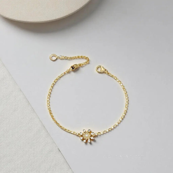 Bracelet plaqué or 14K