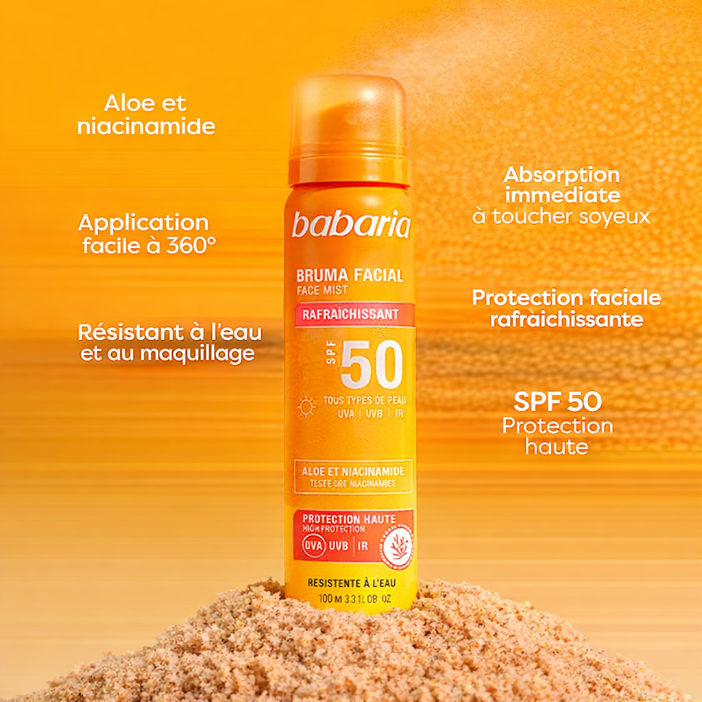 Babaria - Brume Solaire Visage SPF 50