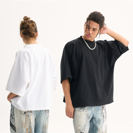 Streetwear Heavyweight Pure Cotton Short Relaxed-fit