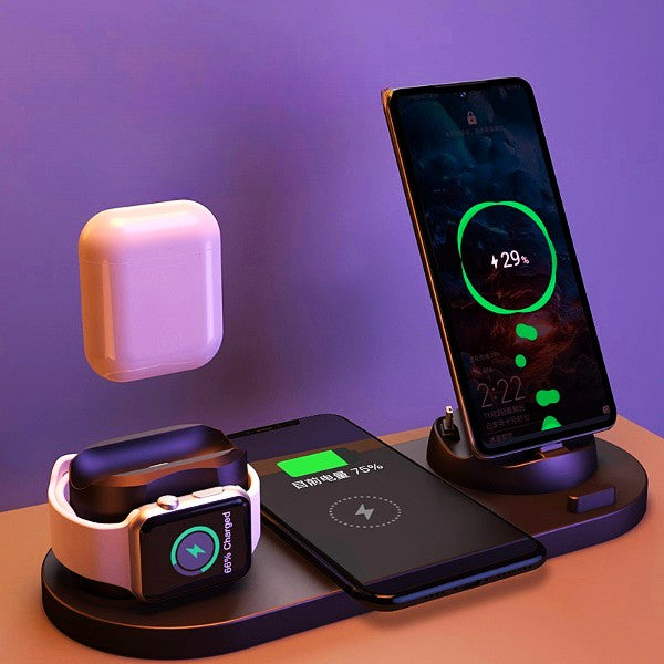 Station de charge sans fil 6-en-1