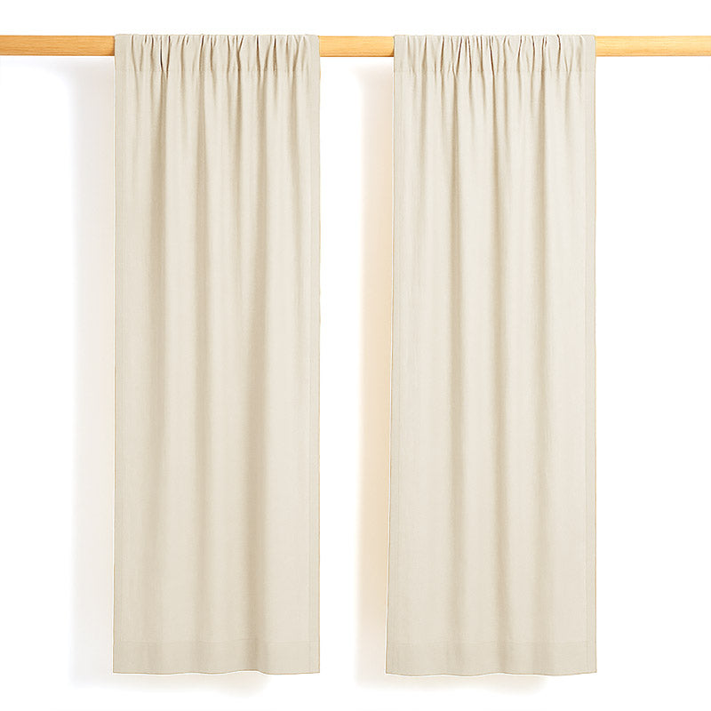 rideau enfant gaze coton bio blanc duo bébé gots france papate neutre
