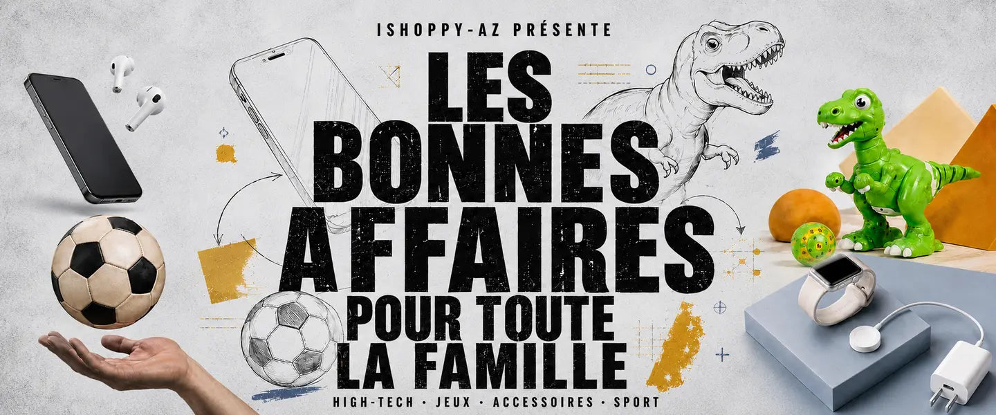 Les bonnes affaires pour toute la famille : high-tech, jeux, accessoires et sport